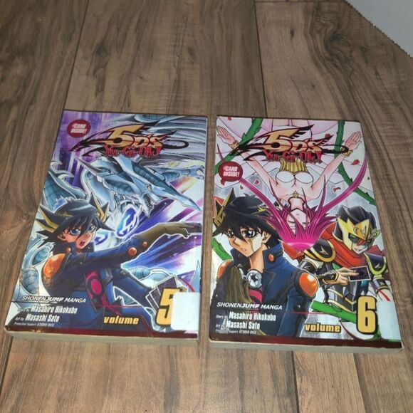 Shonen Jump Manga Yu-Gi-Oh 5D'S Comicbook Volume 5 & 6 By Masahiro Hikokubo - Picture 3 of 6